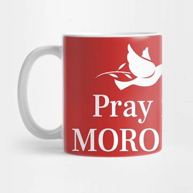 Pray for Morocco dove by Positively Petal Perfect 